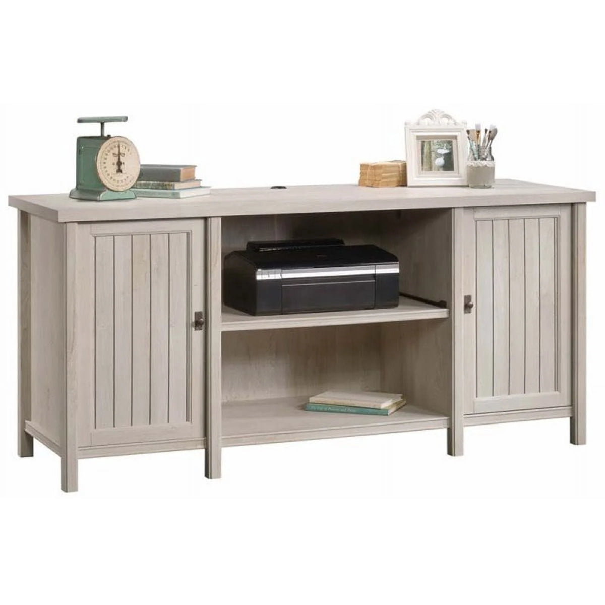 Computer Credenza in Chalked Chestnut H8863