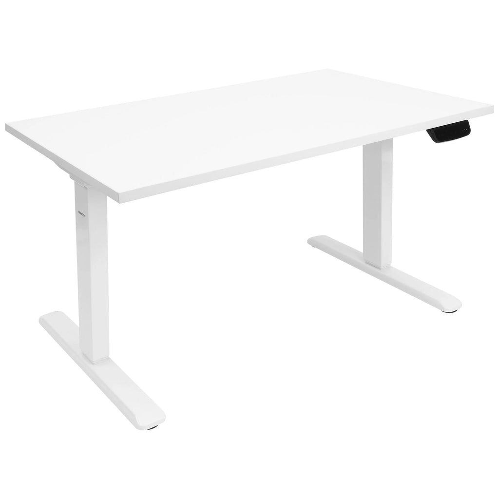 White Electric Standing Desk with Tabletop B167