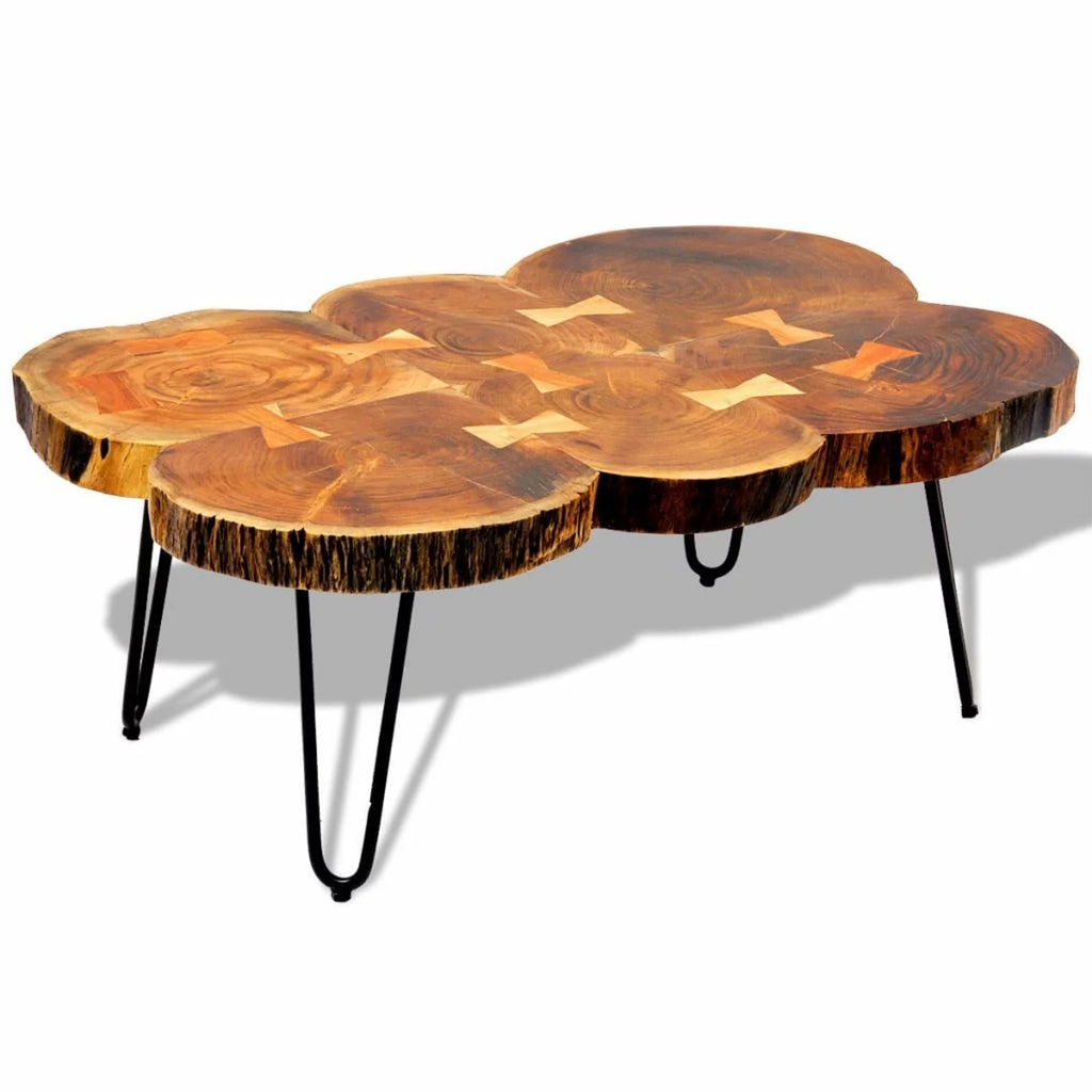 6 Trunks Solid Sheesham Wood Coffee Table W45836