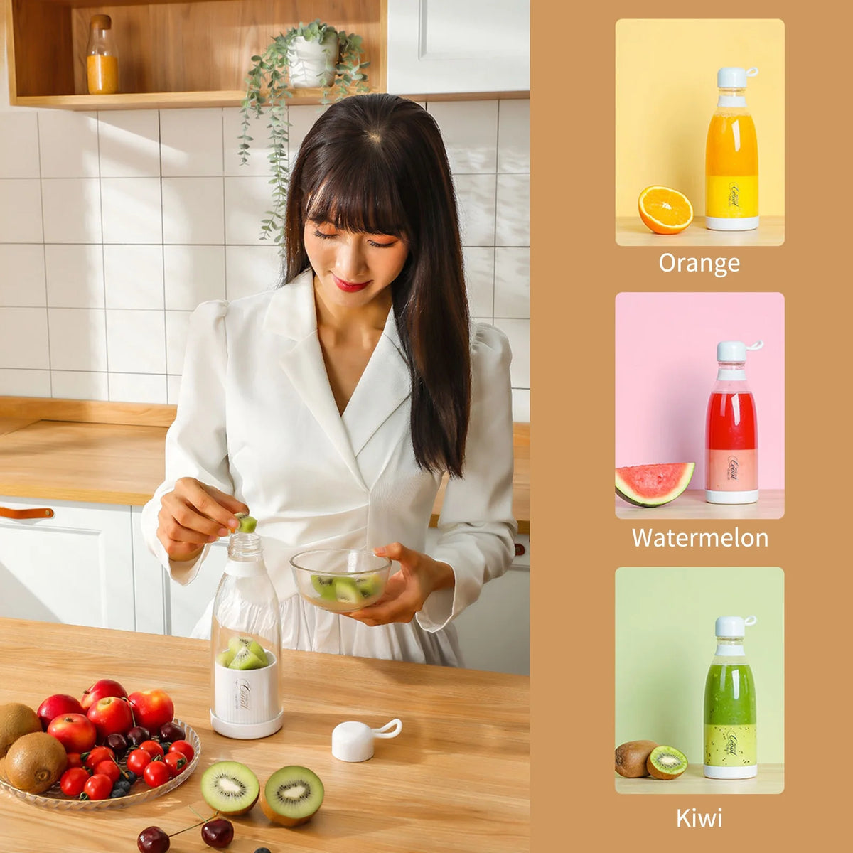 300mL Portable Electric Juicer Cup O117