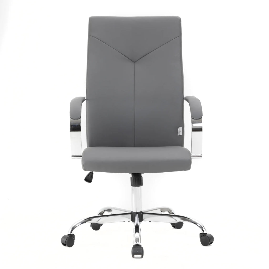 Adjustable Height Leather Office Chair with Tilt & 360 Degree Swivel E19982