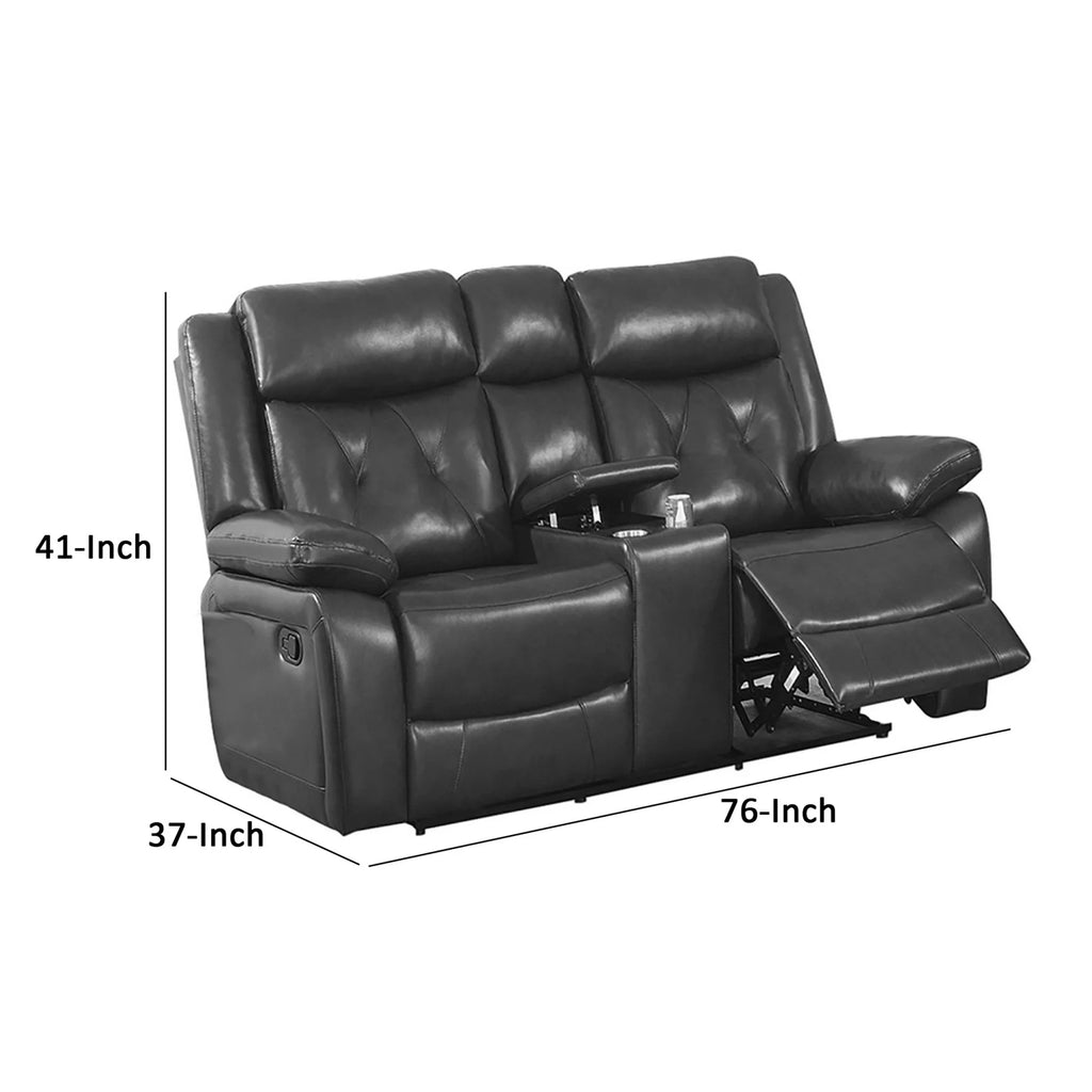 Taupe Power Reclining Loveseat Chair N41430