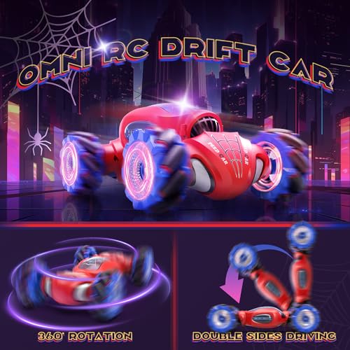 4WD Remote Control Stunt Car with Lights Music Sprayer H415