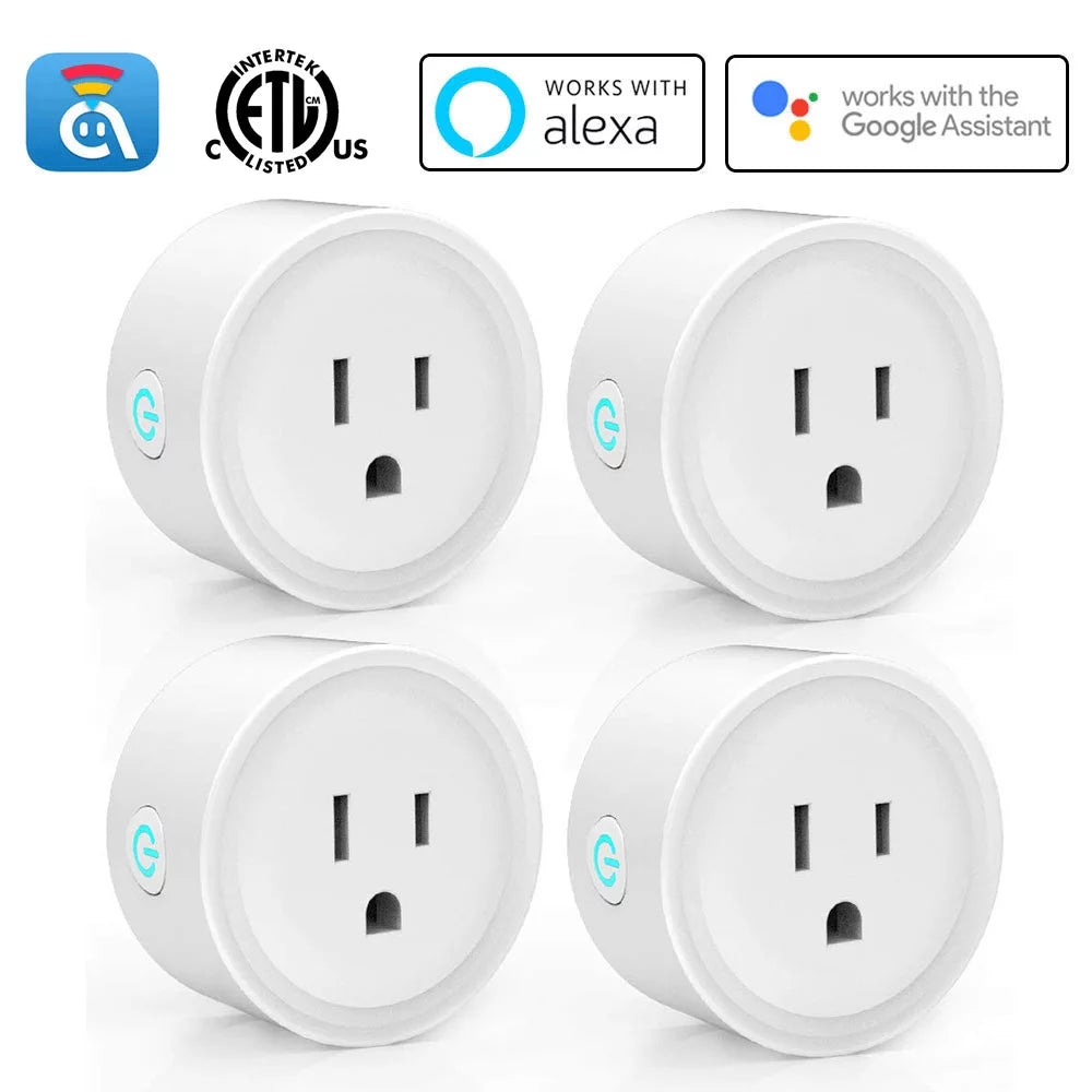 Smart Plugs WiFi Outlet with APP Control & Timer Function（4 Pack） W9960