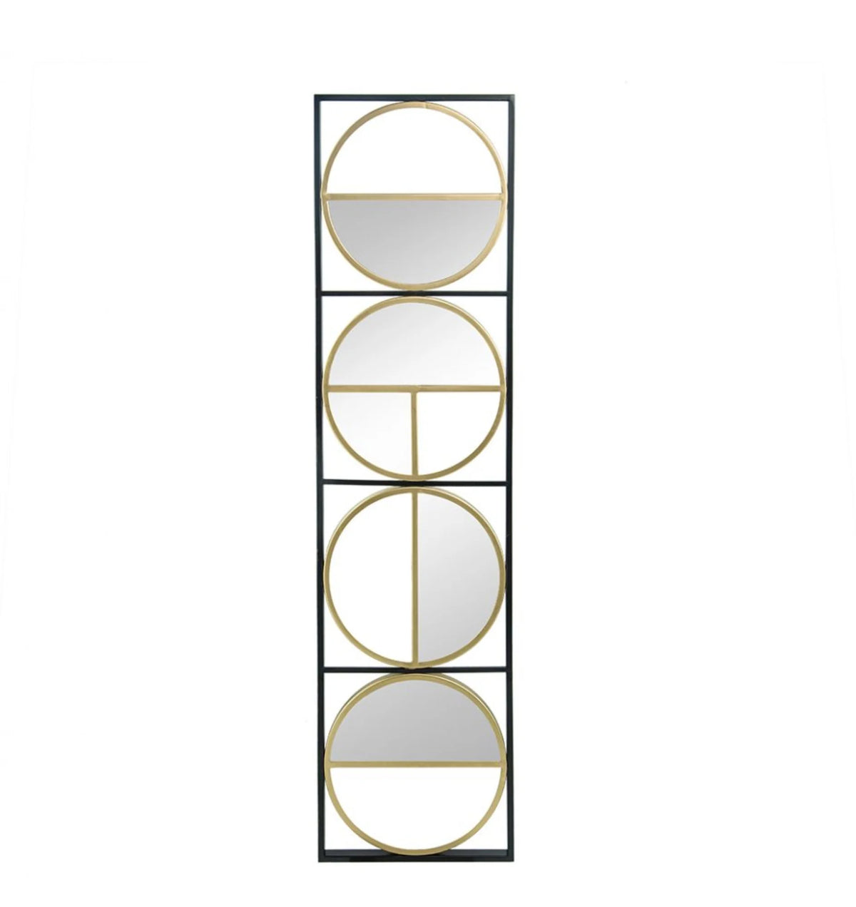 Rectangular Metal Framed Wall Mirror S146