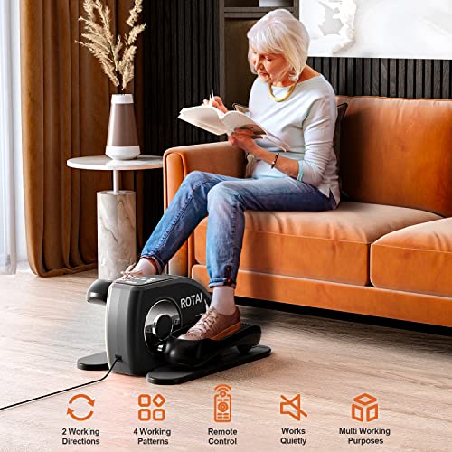 Under Desk Elliptical Machine with Remote and LCD Monitor A692