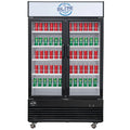 47 in. Two Glass Door Upright Merchandiser Refrigerator 34.4 Cu. Ft. Q182