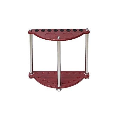 Wall-Mounted Wooden Pool Cue Rack for 8 Cues S838