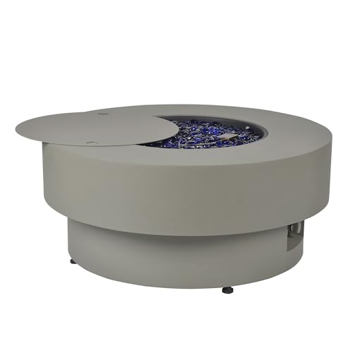 Propane Outdoor Fire Pit Table 32.5-inch Round 50,000 BTU F86718
