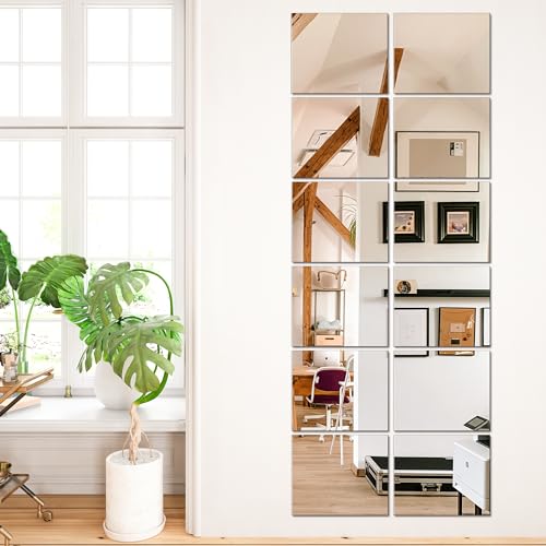 Full Length Standing Floor Mirror with Aluminum Frame S548670
