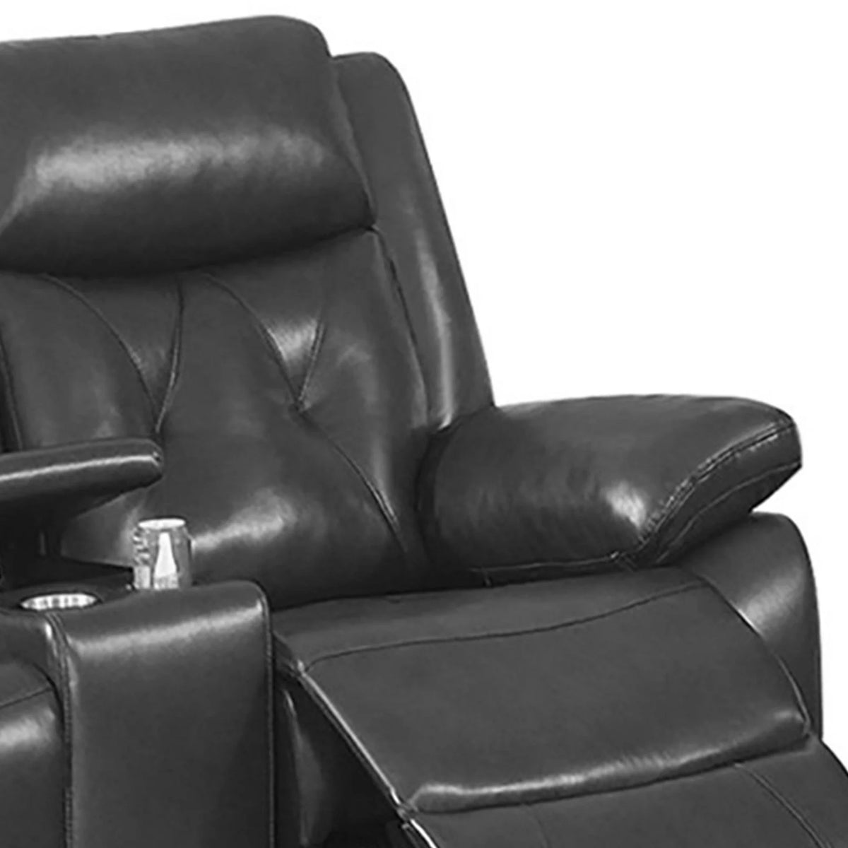 Taupe Power Reclining Loveseat Chair N41430