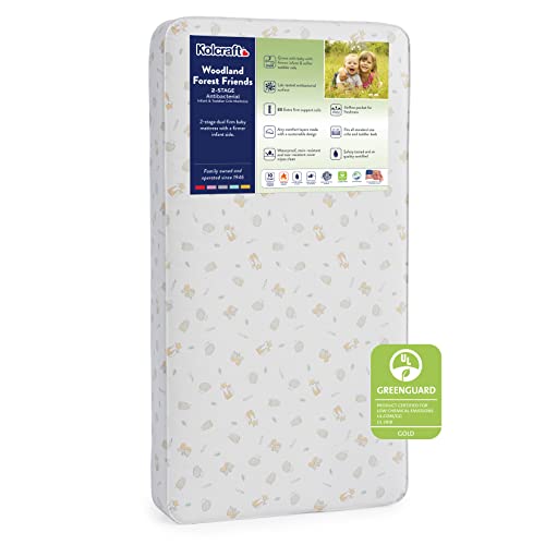Waterproof Crib Mattress, Extra Firm Coils, 52"X28" S517706