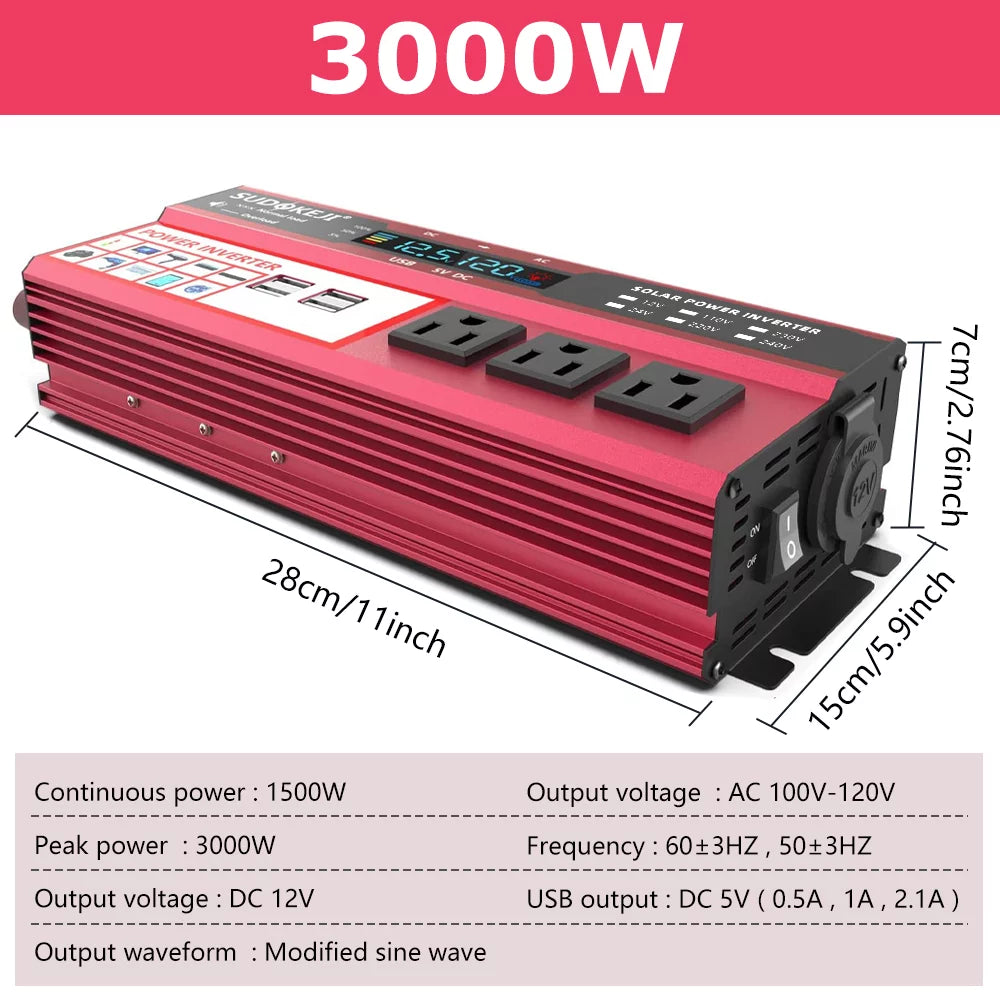 3000W Modified Sine Wave Car Power Inverter M51971