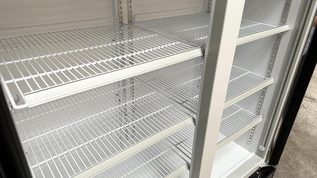 47 in. Two Glass Door Upright Merchandiser Refrigerator 34.4 Cu. Ft. Q182