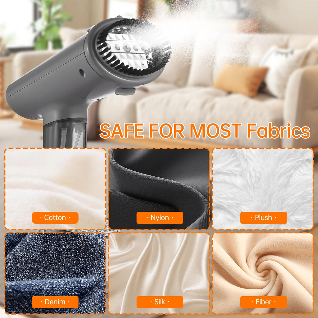 Portable Fabric Steamer with Brush G98461