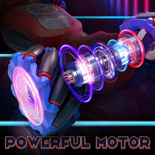 4WD Remote Control Stunt Car with Lights Music Sprayer H415