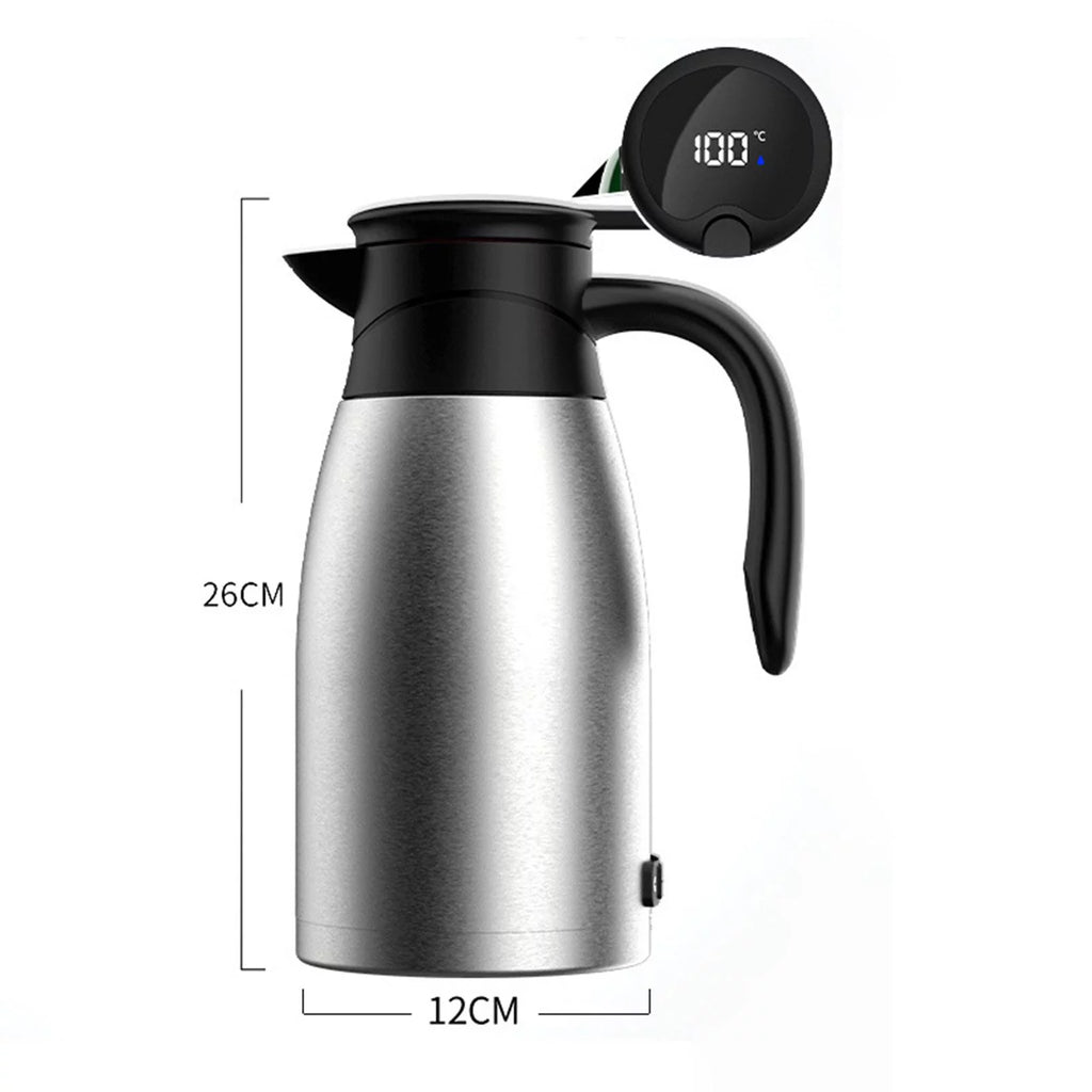 12V 1400ml Stainless Steel Car Kettle F57536