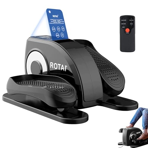 Under Desk Elliptical Machine with Remote and LCD Monitor A692