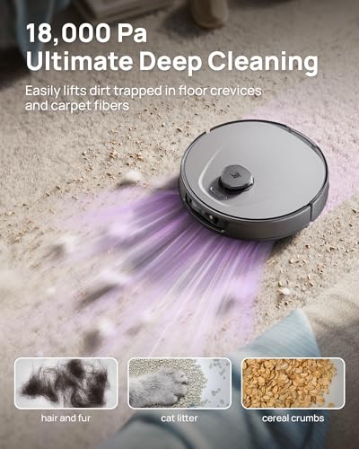 Robot Vacuum and Mop Combo with Extendable Pad A10777