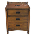 Solid Wood Bedroom Nightstand T87113