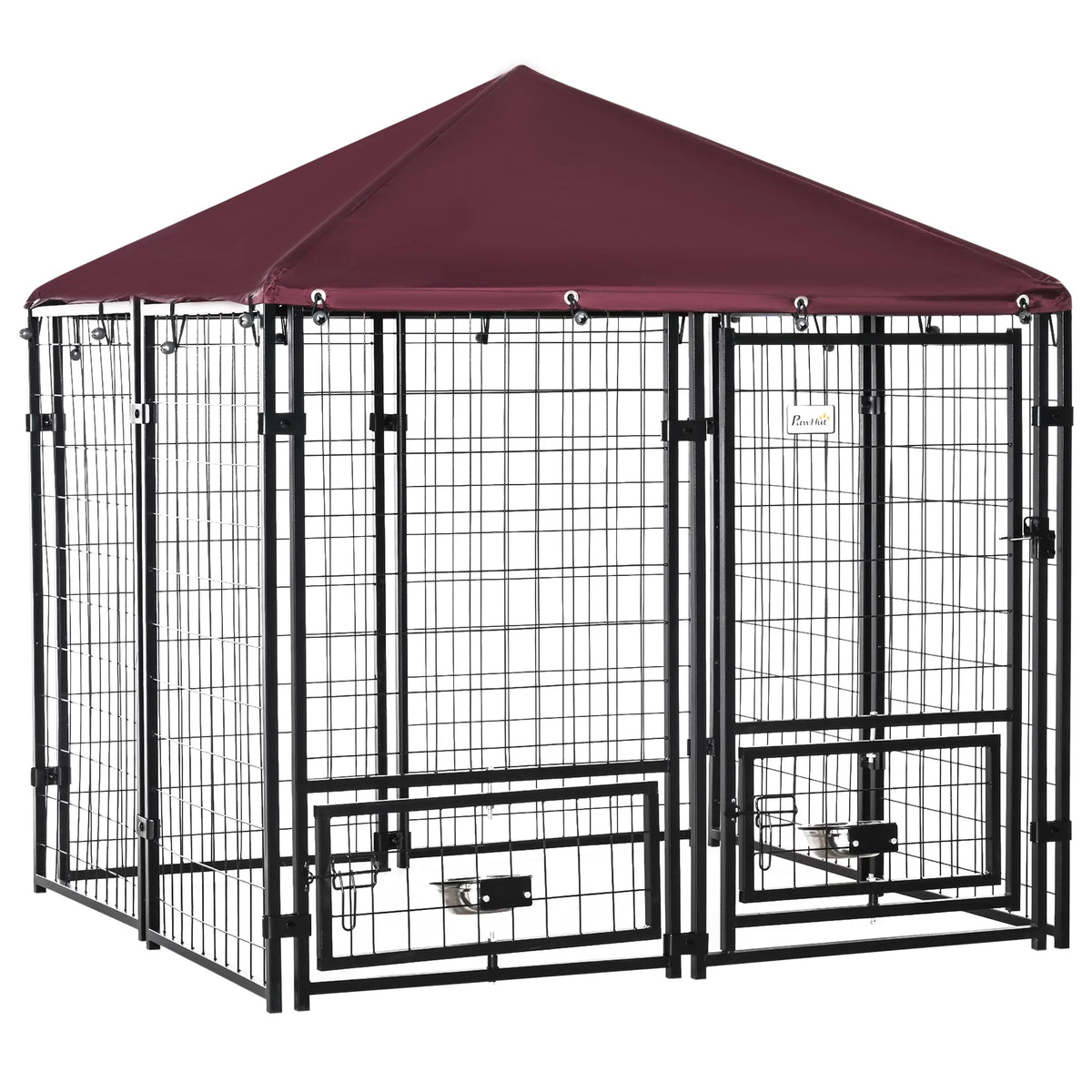 5' x 5' x 5' Outdoor Dog Kennel with Canopy S3755
