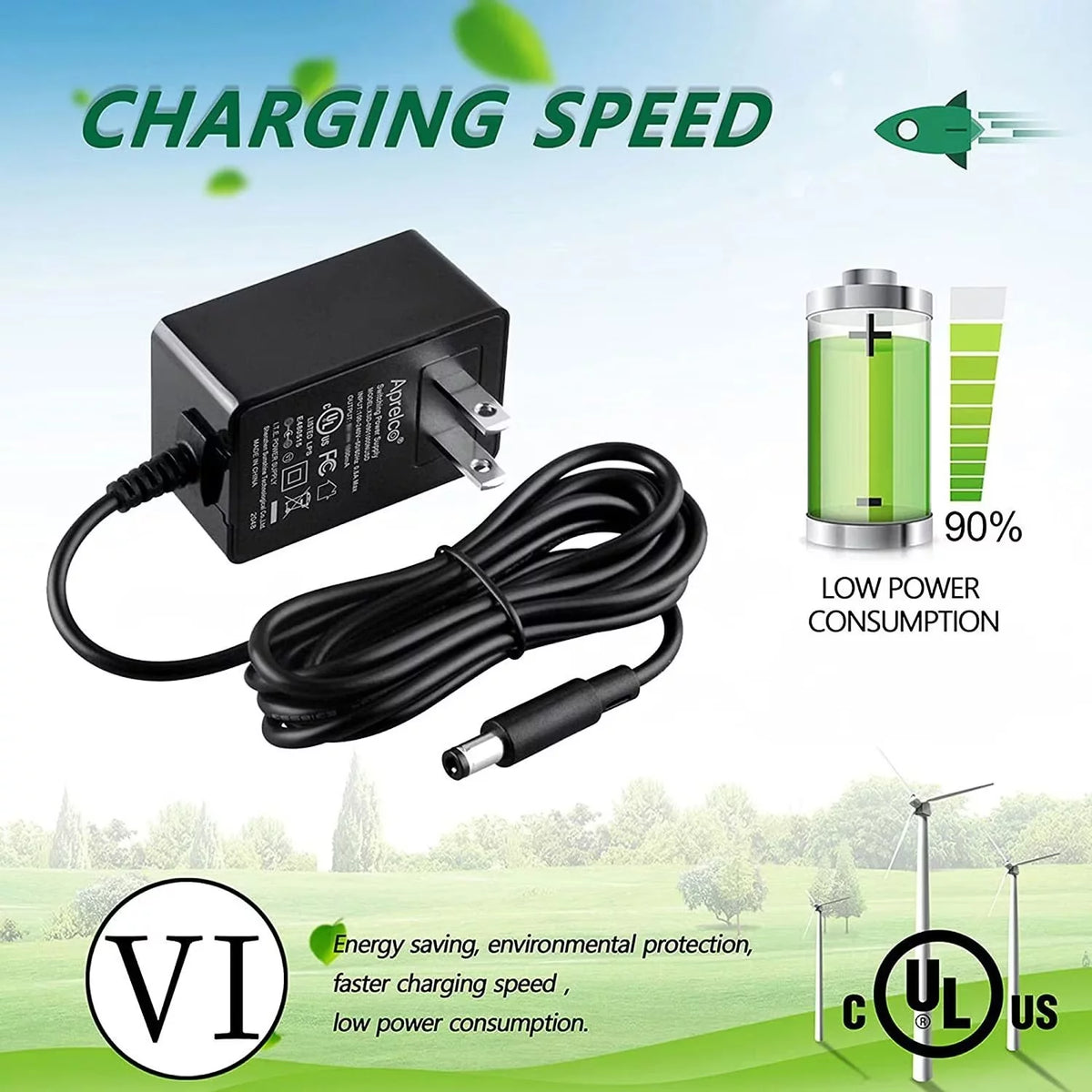 AC / DC Adapter Plug-in Class 2 Power Supply Cord Cable PS Charger B302702