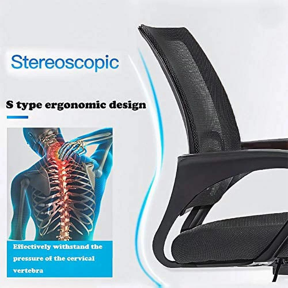 Black Executive Chair with Lumbar Support N87394