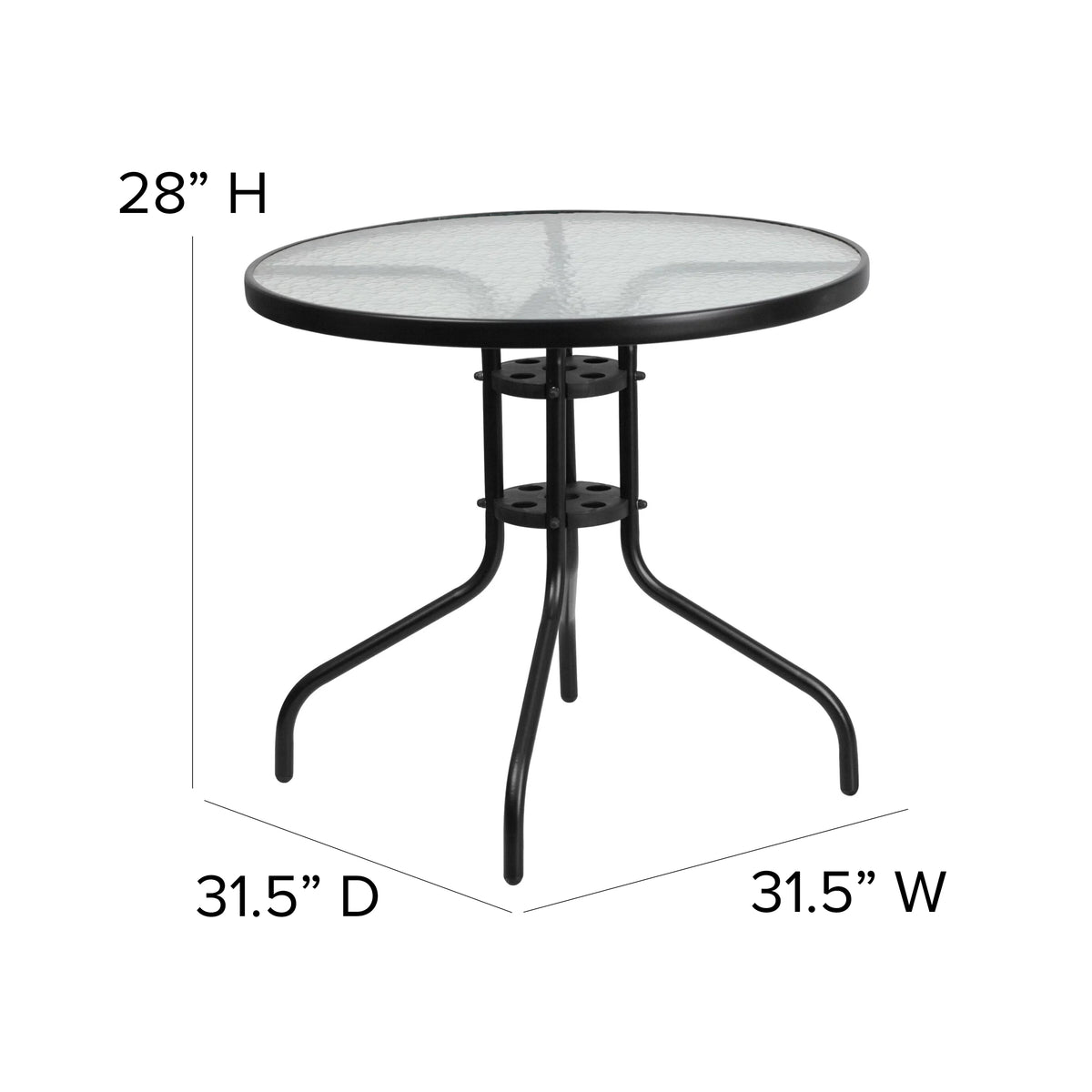 5 Piece Outdoor Patio Dining Set with 4 Brown Stack Chairs F1422