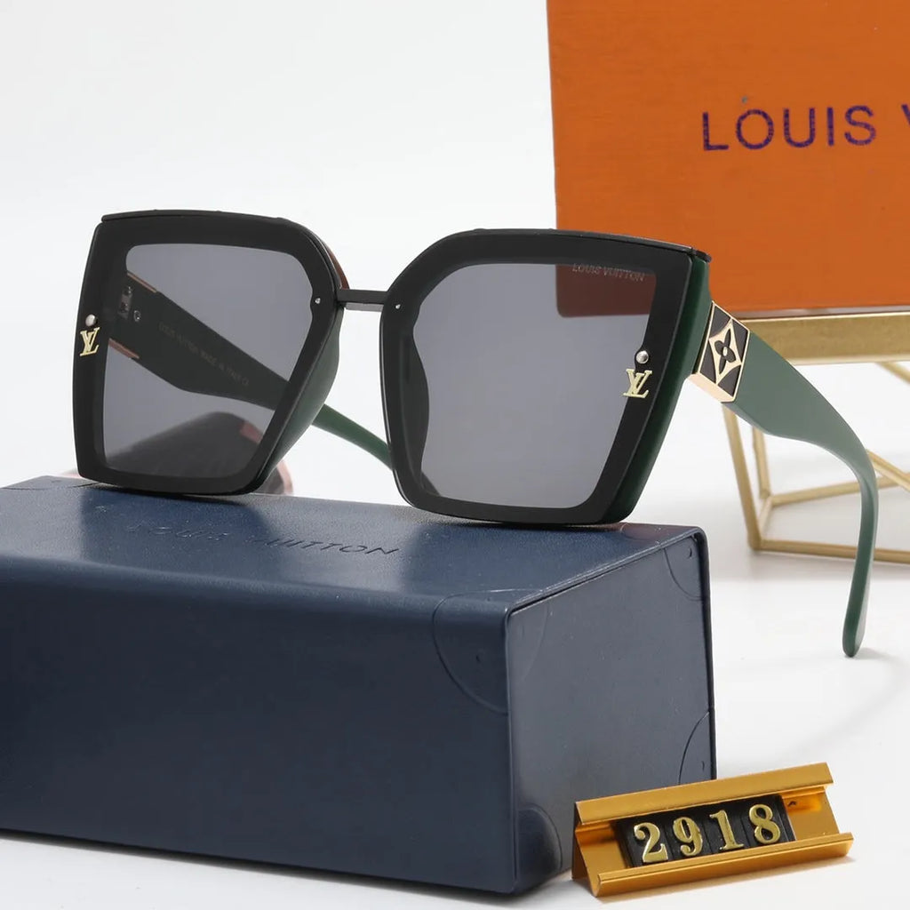 Simple Letter Print Polarized Sunglasses J18786