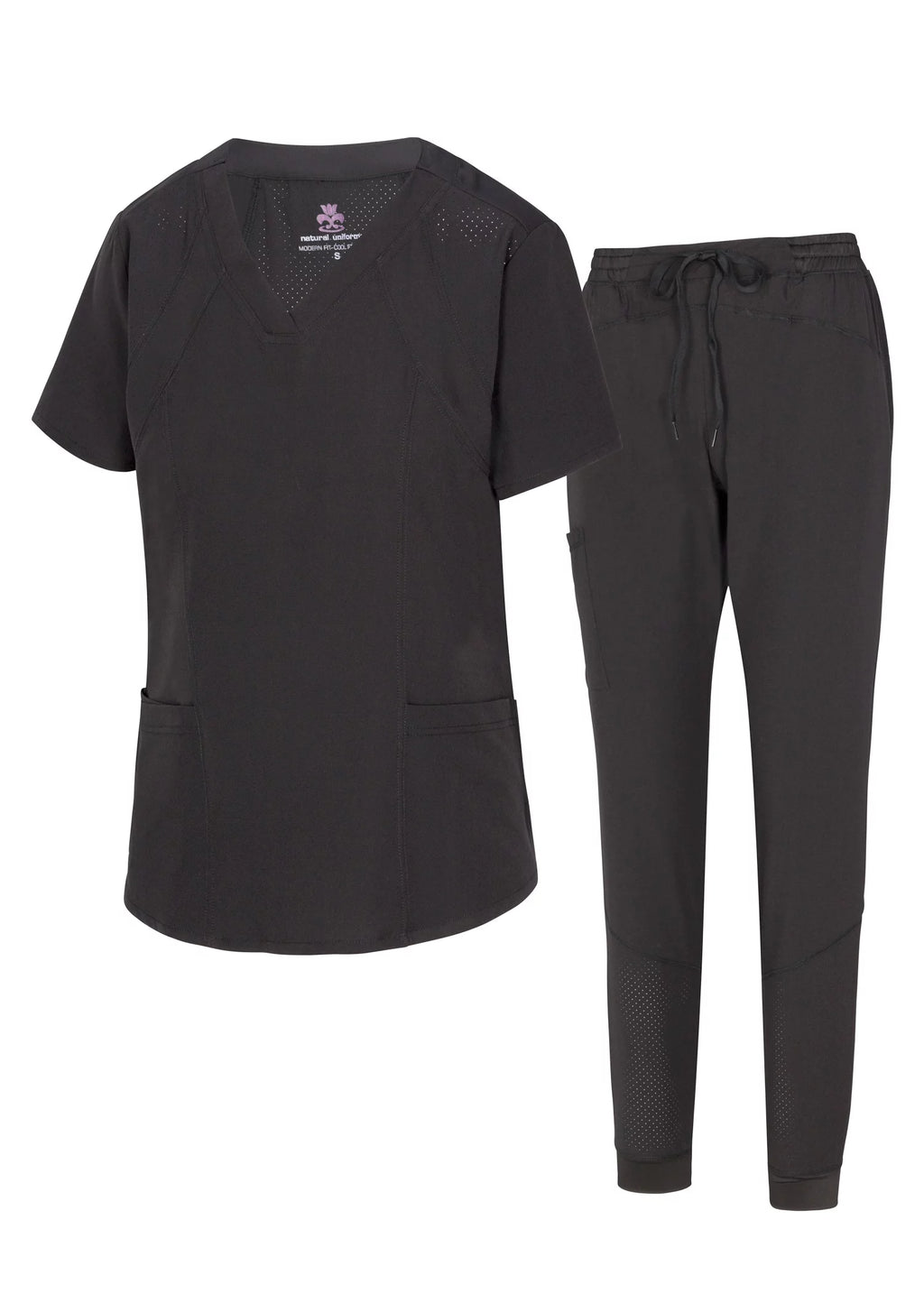 Women's 8 Pocket Jogger Scrub Set V467828