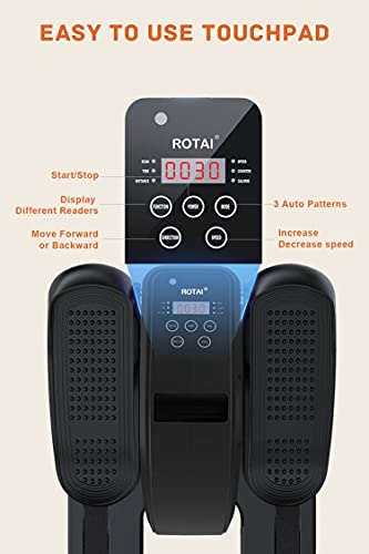 Under Desk Elliptical Machine with Remote and LCD Monitor A692