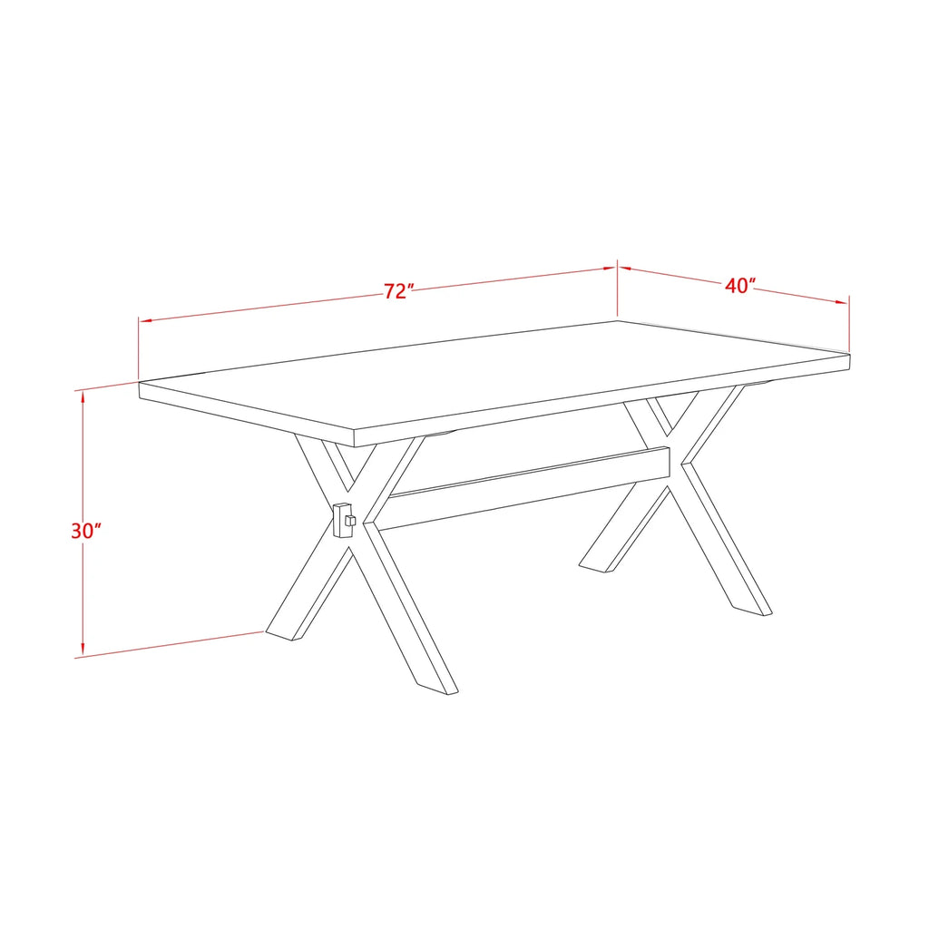 9 Piece Solid Wood Dining Room Table Set U163857