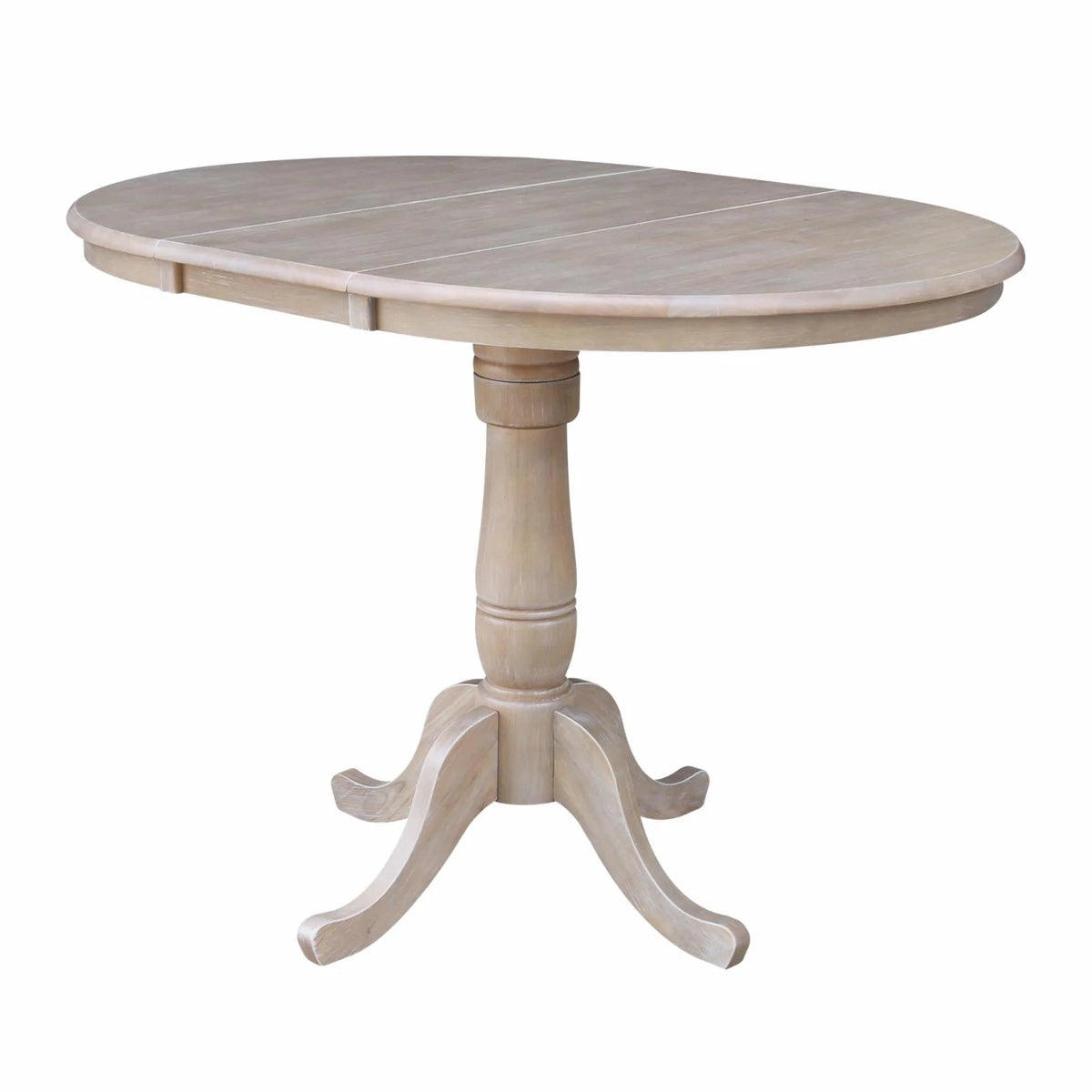 36" Round Top Pedestal Table with 12" Leaf U6362