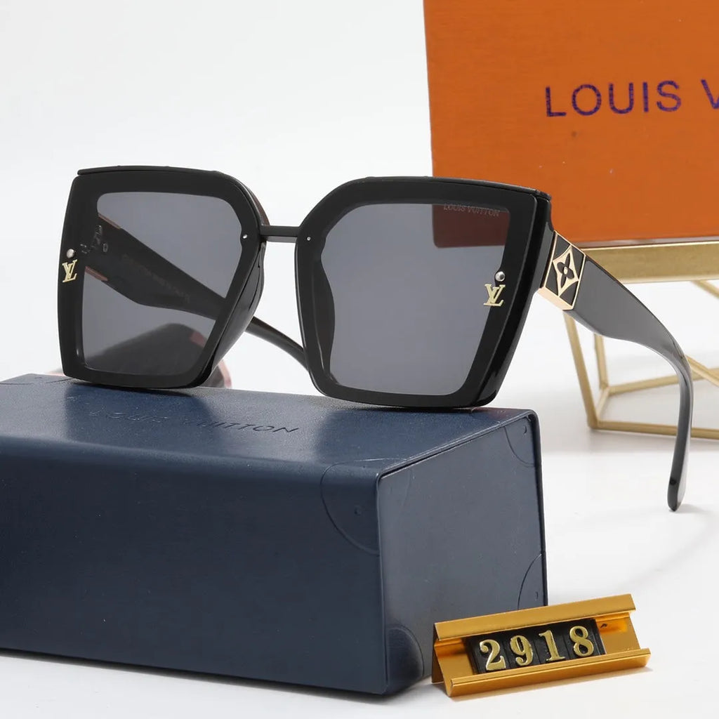 Simple Letter Print Polarized Sunglasses J18786