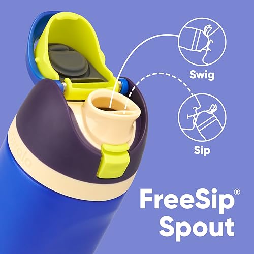 Insulated Stainless Steel Water Bottle with Straw S17386