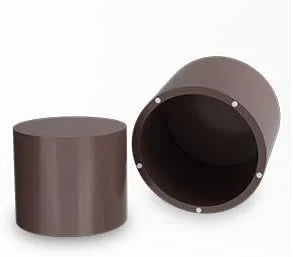 Nesting Coffee Table Set of 2 Modern Circle Wood Side Table L3559