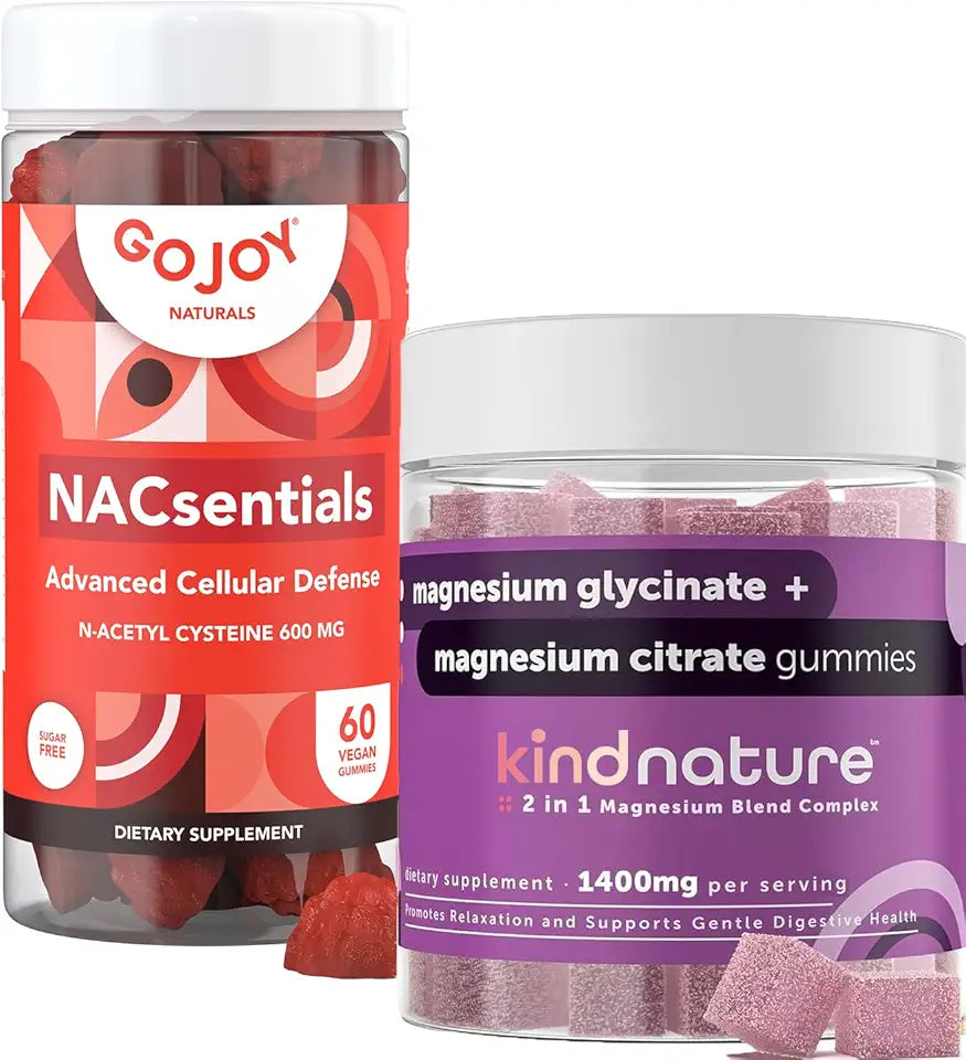 NAC & Magnesium Vegan Supplement Gummies I22539