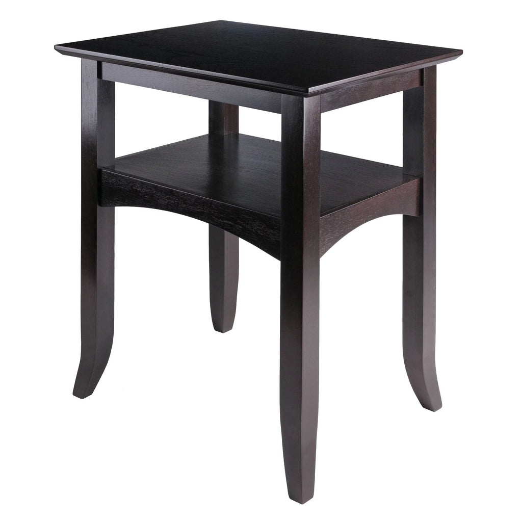 Contemporary Home Living Camden End Table Coffee Finish K11631
