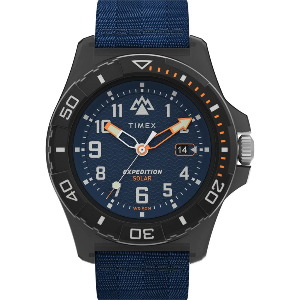 Men's Blue Dial Strap Watch O643