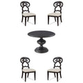 5-Piece Dining Table and 4 Side Chairs in Espresso J322
