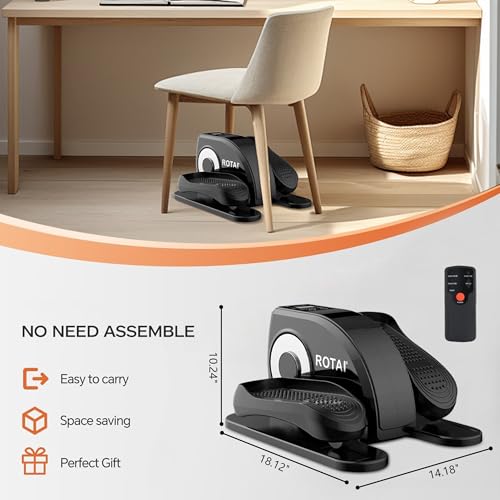 Under Desk Elliptical Machine with Remote and LCD Monitor A692