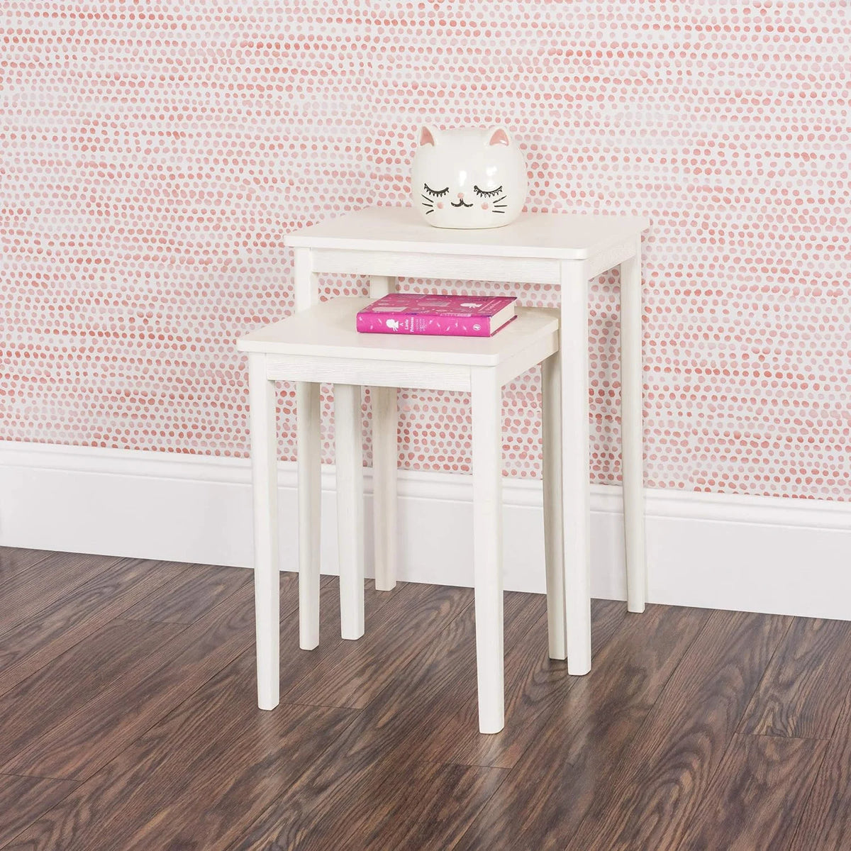 Wood Nesting Tables Set Of 2 U797