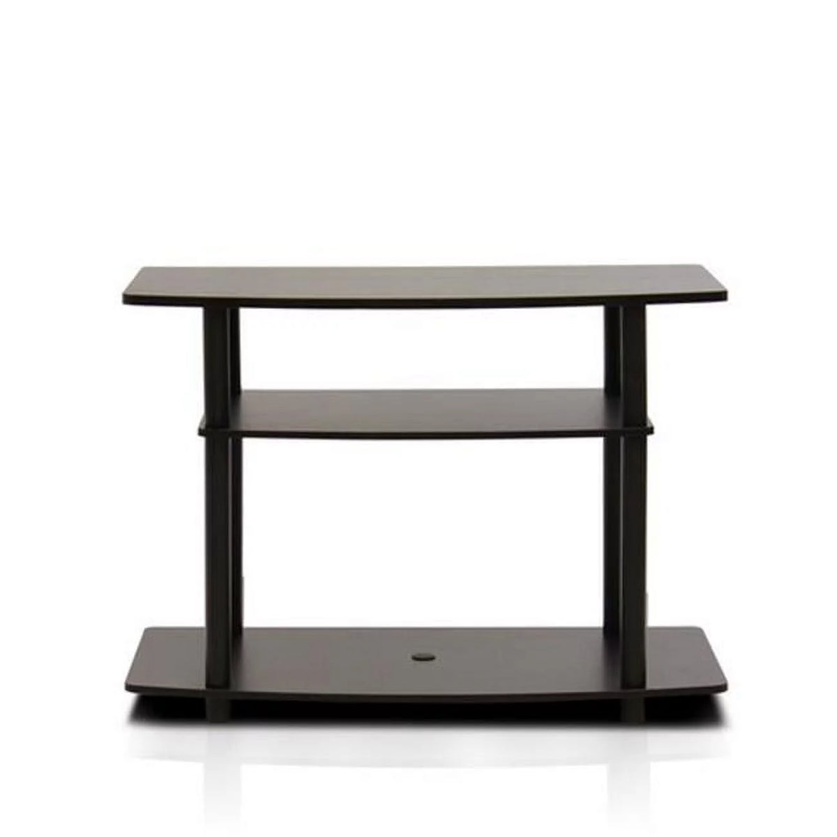 3-Tier TV Stands, Dark Brown & Black I1331