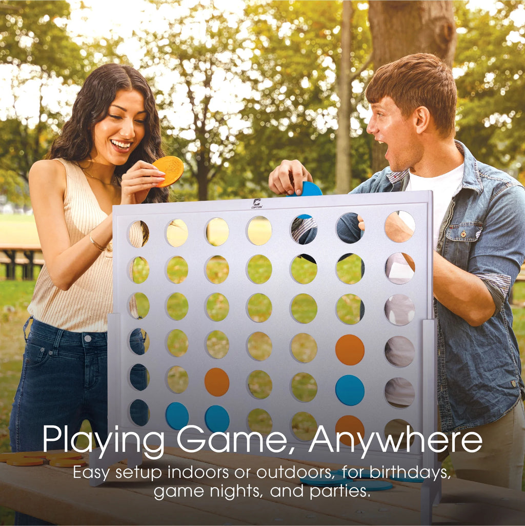 4 In A Row Jumbo Sized Indoor and Outdoor Game M83085