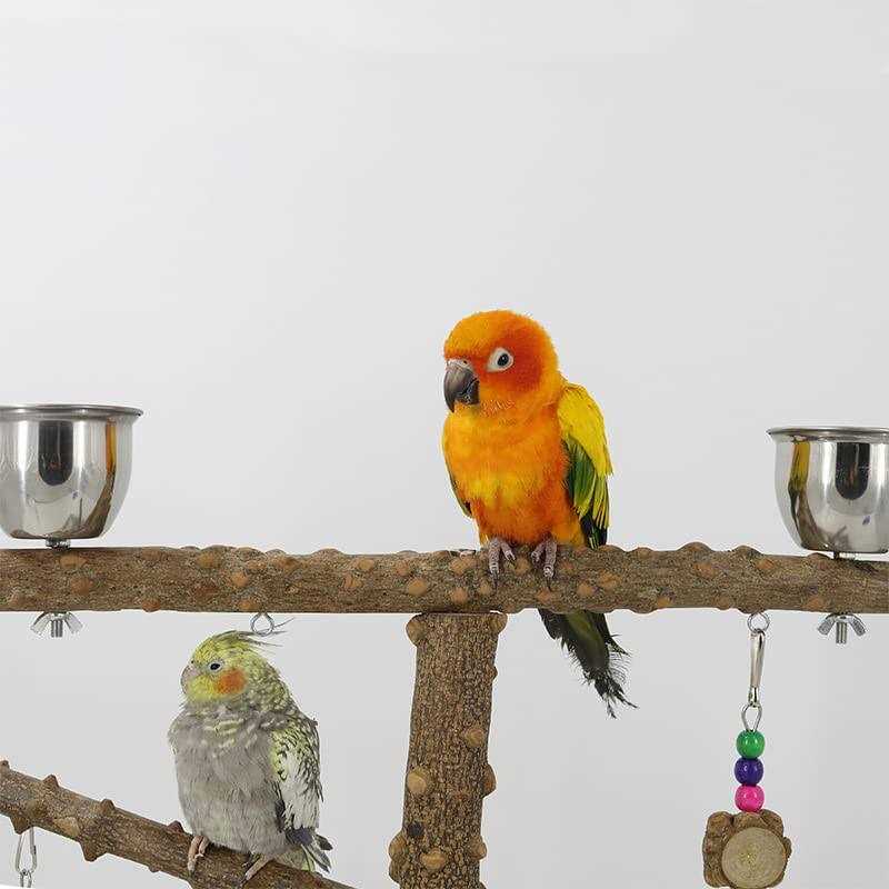 Wood Bird Perch Platform Stand T87852