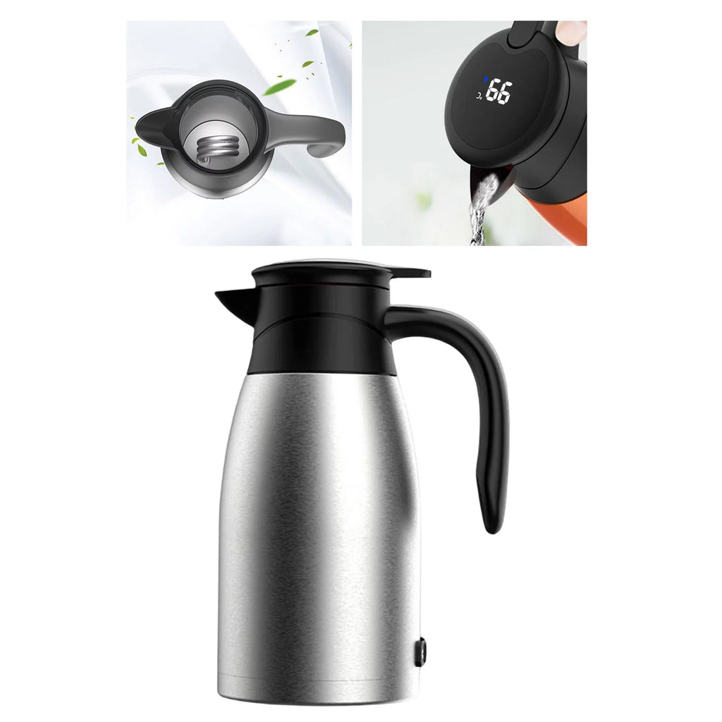12V 1400ml Stainless Steel Car Kettle F57536