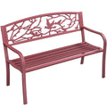 Red Patio Garden Bench I983
