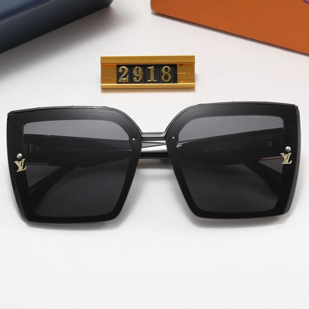 Simple Letter Print Polarized Sunglasses J18786