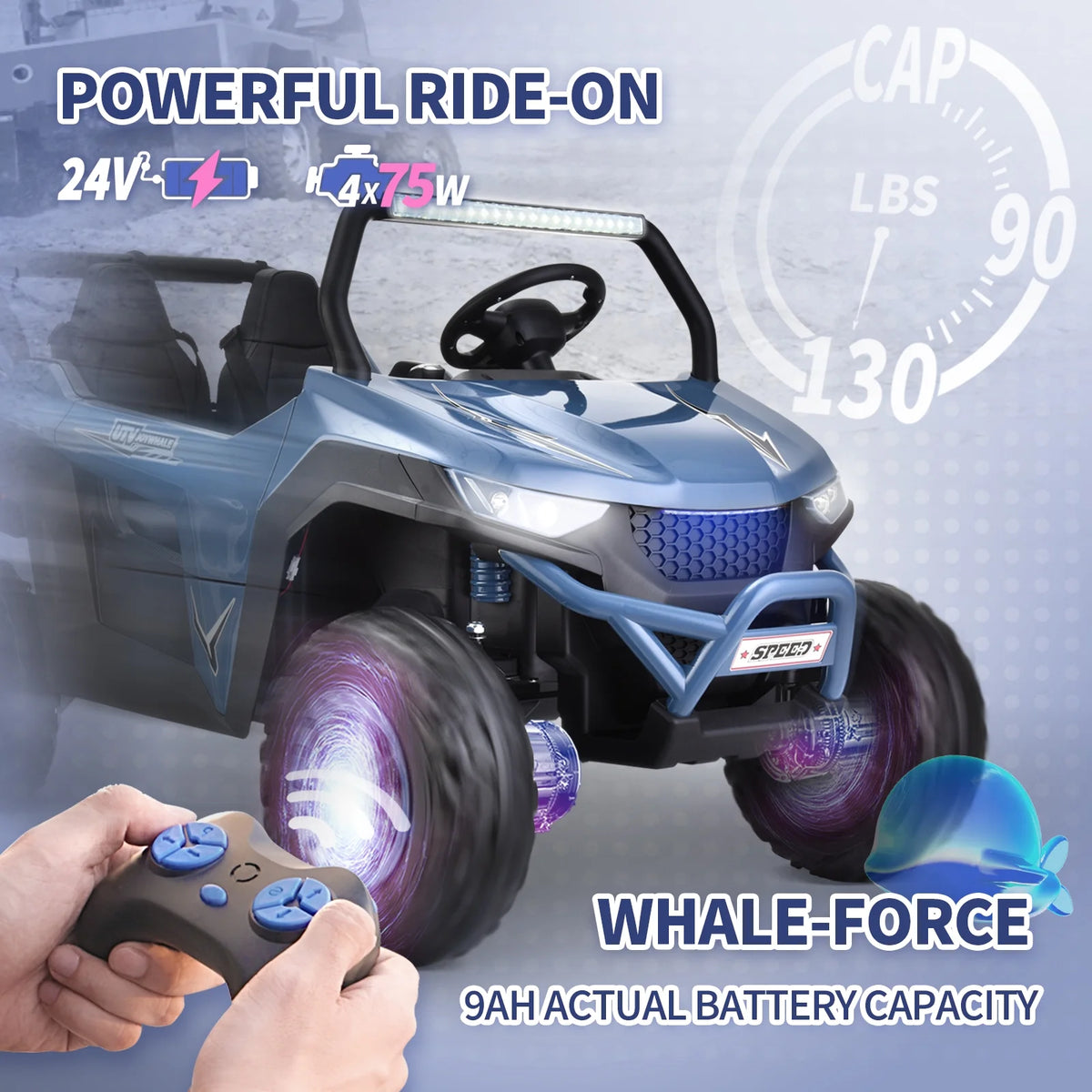 24V 2 Seater Kids Ride on UTV Car I776221