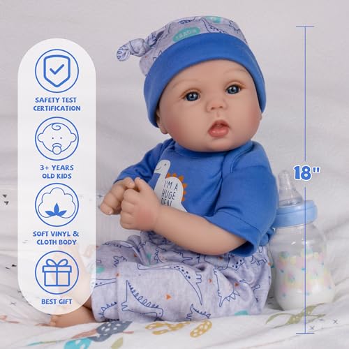 Lifelike Girl Doll 22 inch Silicone Newborn Baby Doll with Bunny Toy H2852